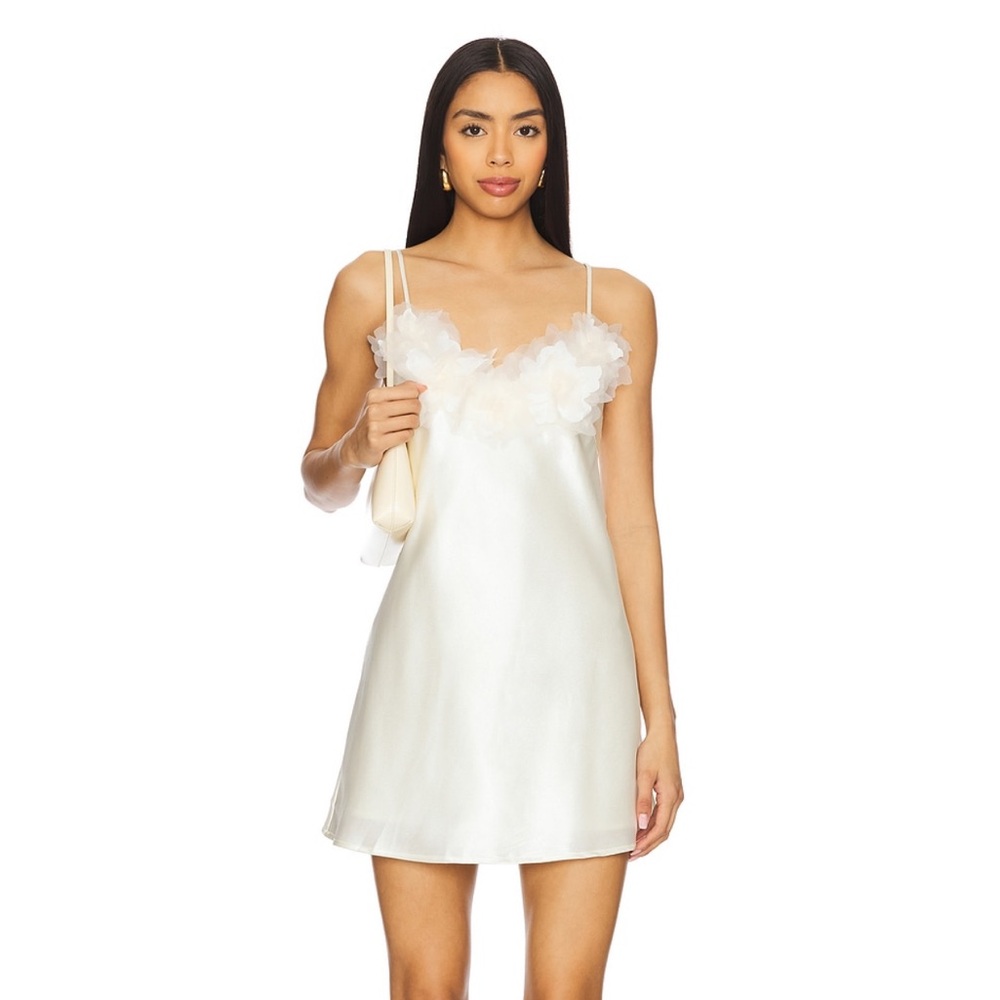 Luxurious Cream Satin Chemise